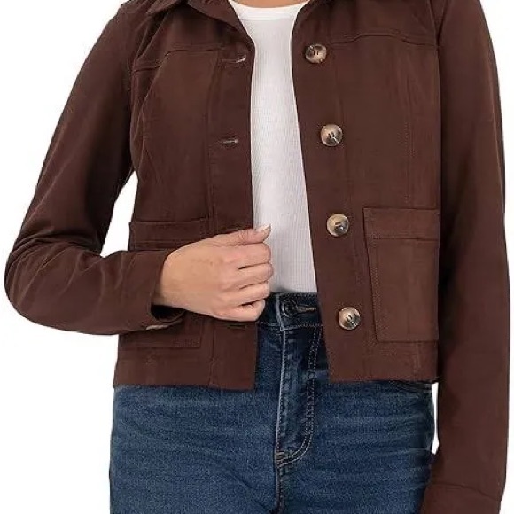 Kut from the Kloth Jackets & Blazers - Kut from the Kloth Matilda jacket 
Chocolate Brown jacket NWOT